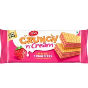 Tiffany Crunch N Cream Wafers strawberry 153G