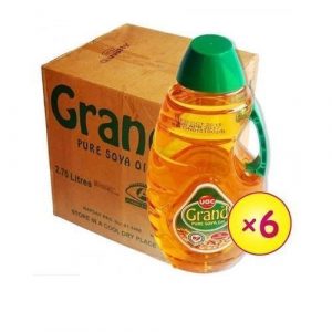 Grand PURE SOYA OIL 2.75L(PACK OF 6)
