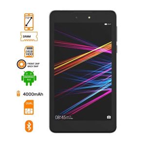 Tecno DroidPad 7F (P703) 7" Screen 16GB ROM + 1GB RAM 4000mAh Android 8.1 5MP +2MP Camera OTG Dual SIM 3G Tablet - Black