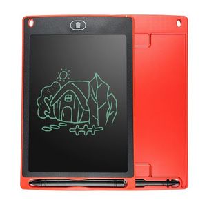 LCD Writing Tablet- Kids Writing/Drawing Board Supports Writing And Erasing 8.5" Red