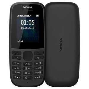Nokia 105 - DUAL SIM 4th Edition FM RADIO1.77" INCH - Black