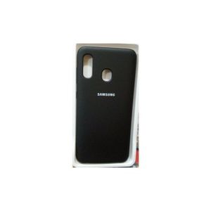 Samsung Galaxy A30 Case Silicone Back Case Cover- Black.