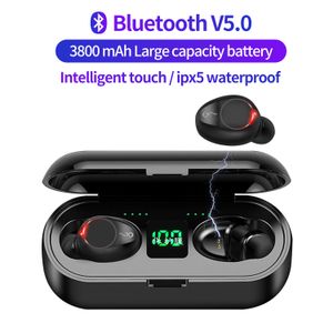 MOVFA 3800mAh Touch Earphones Wireless Earbuds Bluetooth5.0 F9