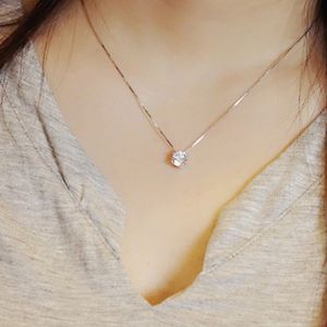 Tiny Female Silver Necklace