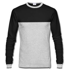 Danami Long Sleeve T-Shirt- Black & Grey