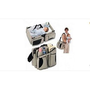 2 In 1 Diaper Bag And Travel Cot Baby Kingdom