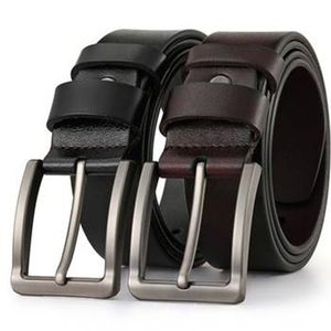 Men Genuine Luxury Leather Belt 2 In 1 Brown And Black