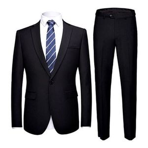 Executive Men's Suit Black