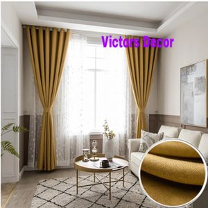 High Quality Curtains With Rings - Champagne Gold