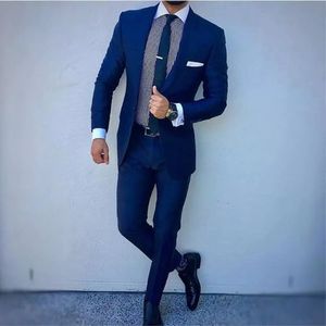 Men's Classic Suit - Navy Blue