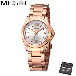 Megir 5006 Women Watch New Quartz Top Brand Luxury Fashion Wristwatches Ladies Gift