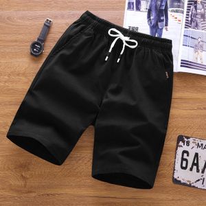 Casual Men's Cotton Shorts (Black)