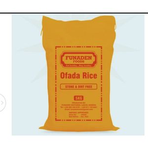 Funaden Foods LOCAL OFADA RICE -5KG X 3