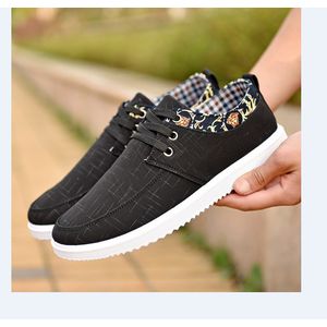 Men's New Lace-up Breathable Casual Sneakers-Black