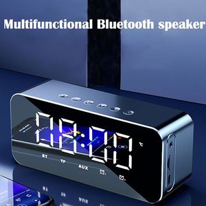 Mirror Wireless Subwoofer Card Alarm Clock Bluetooth Speaker