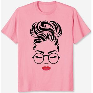 Glam Babe Design1 - Print Tshirt - Pink
