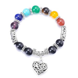 7 Chakra Reiki Healing Heart Bracelet..