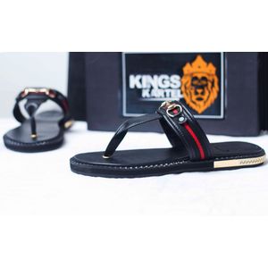 Kingskartel Black Vert Slippers