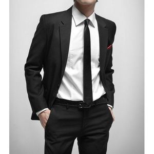 Classy Men Office Men Suit - Black