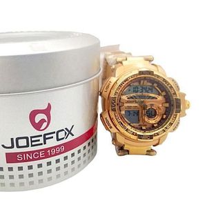 Joefox Analog + Digital Sports Watch -Gold