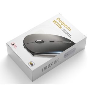 Dolphin Wills Rechargeable Wireless Mouse - Works For Both Hands