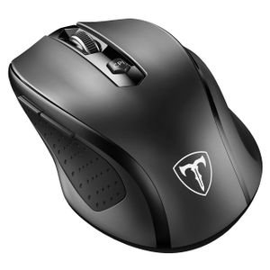 Victsing MM057 2.4G Wireless Mouse For Pc Desktop Macbook - Black