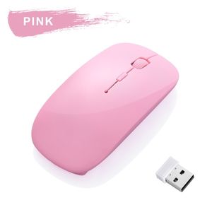 Super Slim USB Optical Wireless Computer Mouse 2.4G Receiver