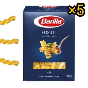 Barilla Fusilli Pasta 500g - X 5 Packs