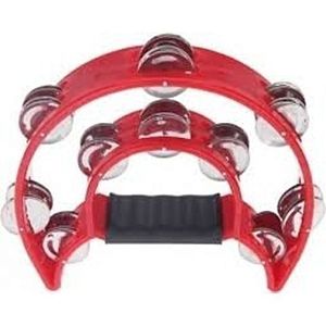 High Standard Double Layer Red Tambourine