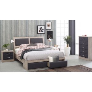 ZR FUZ BEDROOM SET OF 6 BY 6 BEDFRAME BEDSIDES & CONSOLE TABLE (FREE DELIVERY:Lagos Ogun & Oyo)