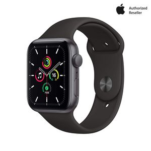 Apple New Apple Watch SE (GPS 44mm) - Space Grey Aluminium Case With Black Sport Band
