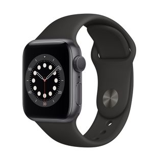 Apple Watch Series 6 (GPS) 40mm Space Grey Aluminum Case With Black Sport Band