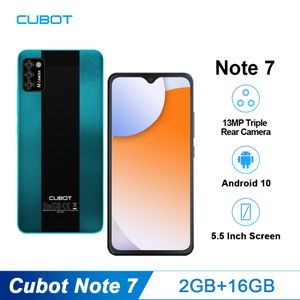 Cubot Note 7 5.5 Inches4G LTE2GB + 16GB3100mAh (Dual SIM)Triple Camera -Green